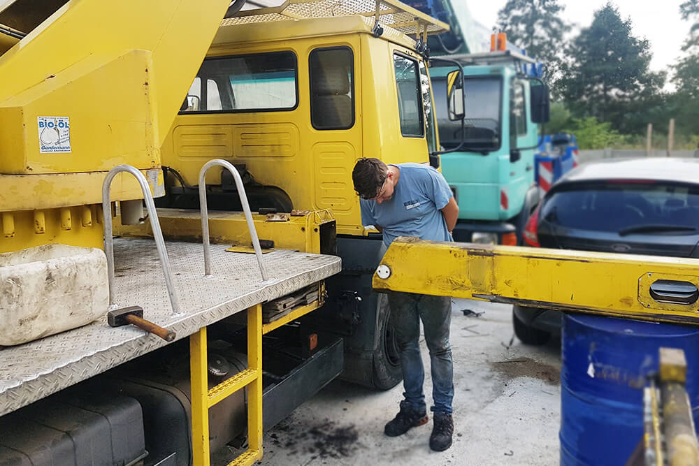 Konserwacja podnośników koszowych