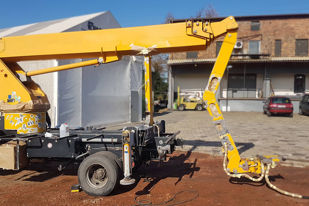 Modernizacja podnośników koszowych